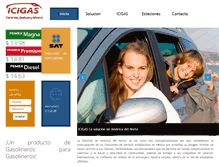 Tablet Screenshot of icigas.com